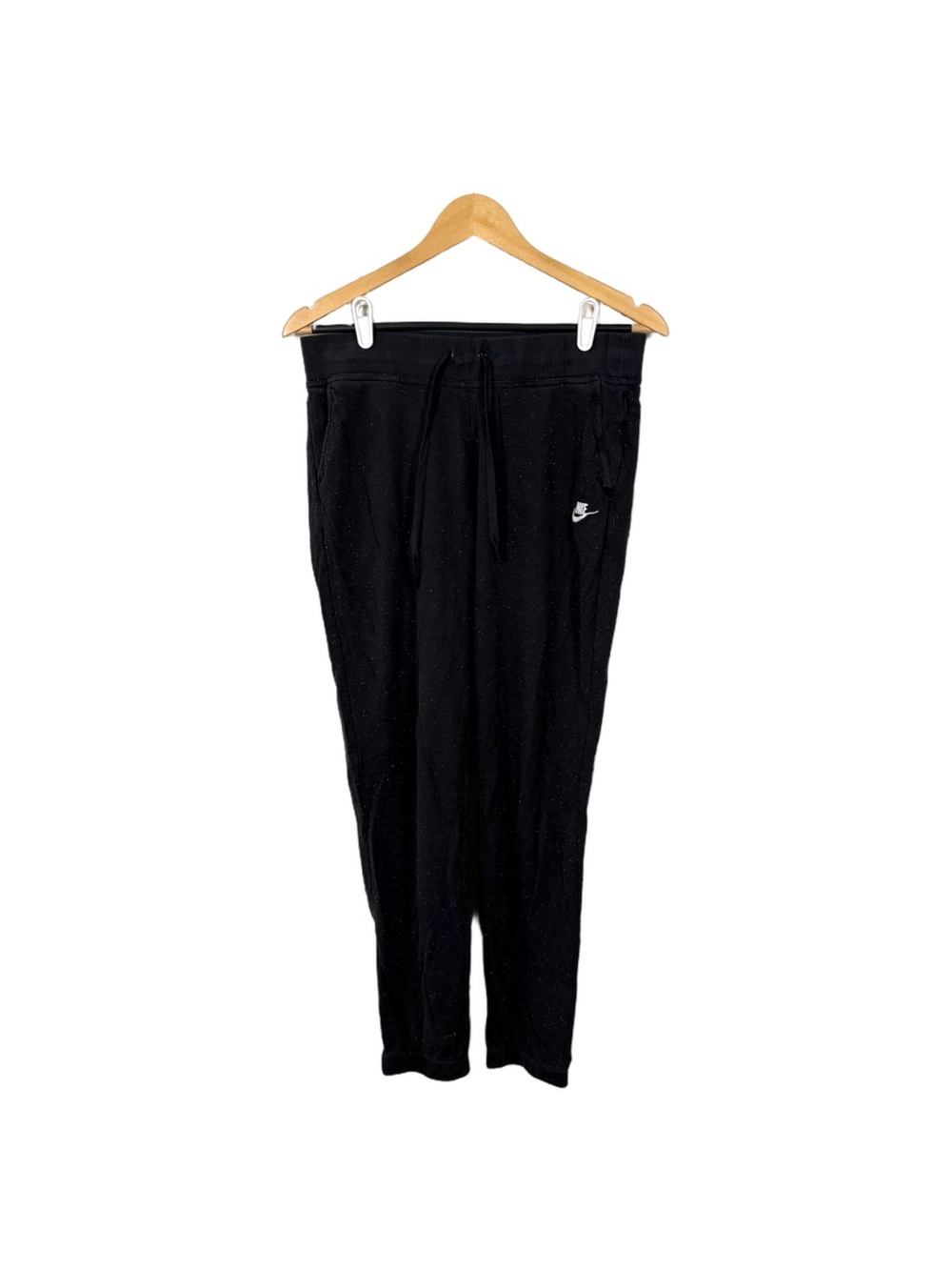 Nike Womens L Black Multicolor Speckled Jogger Sweatpants 914408-011
